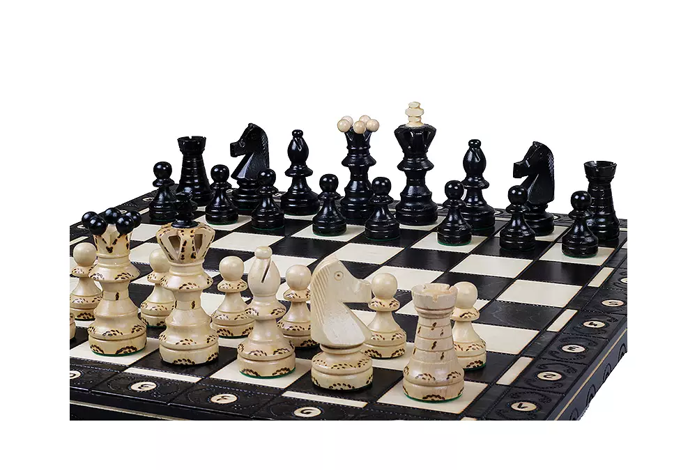 SZACHY AMBASADOR New Line (55x55cm) kolor czarny